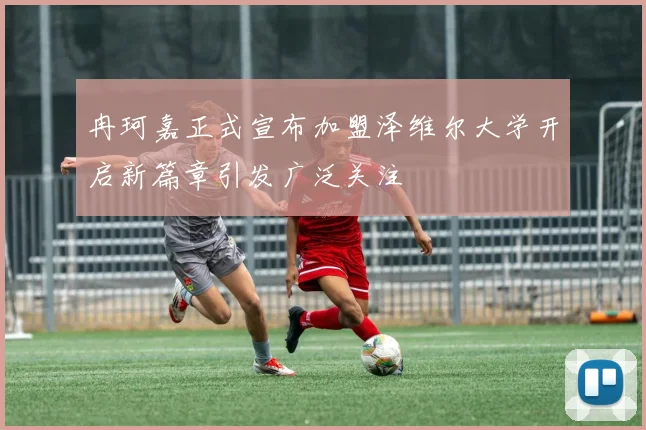 冉珂嘉正式宣布加盟泽维尔大学开启新篇章引发广泛关注